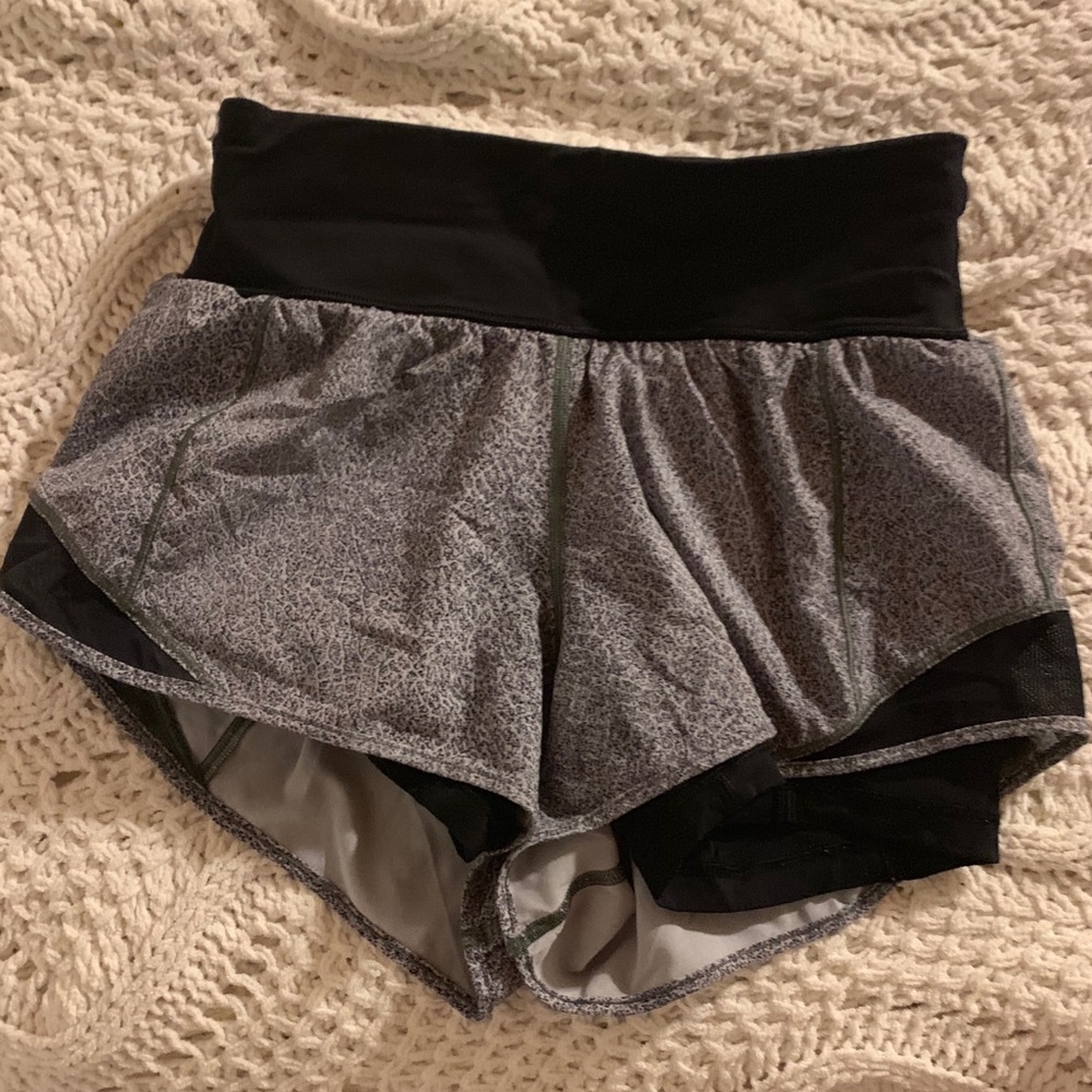 Lululemon Grey/Black Shorts